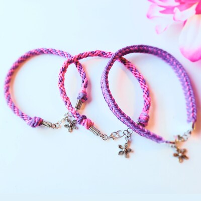 Purple 2025 friendship bracelet